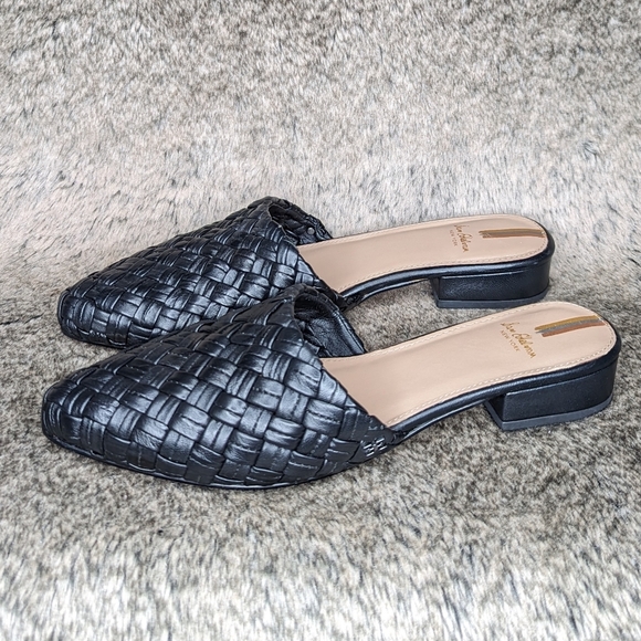 Sam Edelman Page Leather Almond Toe Mules Black Women's 8.5 - Picture 6 of 11